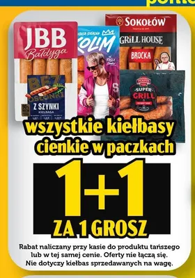 Kiełbasa Brocka Sokołów Grill House promocja w TOPAZ