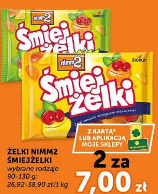 Żelki Nimm2 Śmiejżelki Storck promocja w Groszek