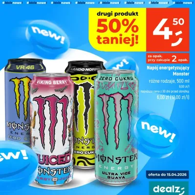 Napój energetyzujący różne rodzaje promocja w Dealz