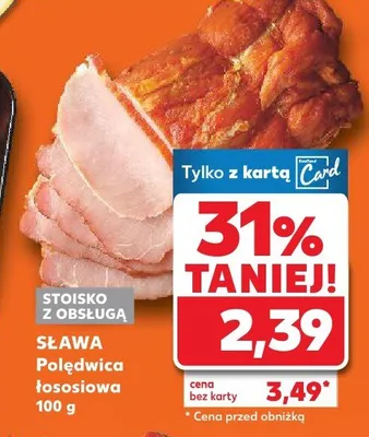 Sława półtłusta łososiowa promocja w Kaufland