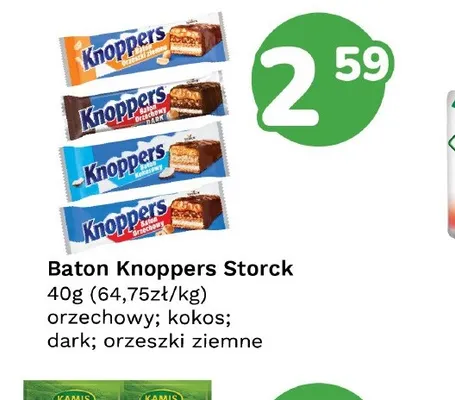 Baton Knoppers Kokos promocja w Limonka