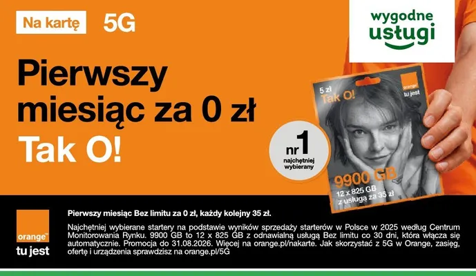 Starter Orange Tak O! promocja w Żabka