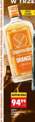 Likier Jägermeister Orange promocja w Biedronka