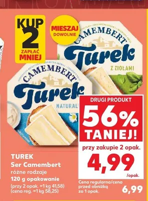 Ser Camembert z ziołami Turek promocja w Kaufland