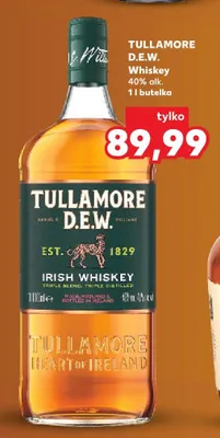 Whiskey D.E.W. Irish Whiskey promocja w Kaufland