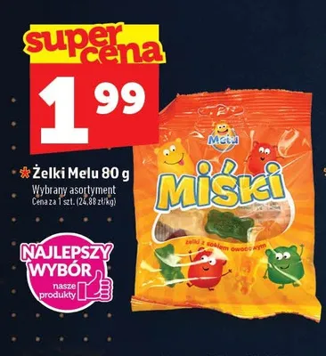 Żelki Melu promocja w TOPAZ