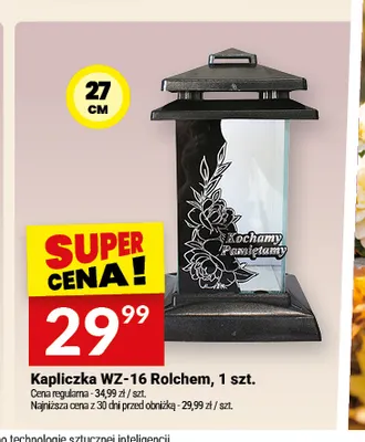 Kapliczka WZ-16 Rolchem 27 cm promocja w Twój Market