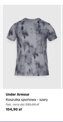 Koszulka sportowa Under Armour szary promocja w Lounge by Zalando