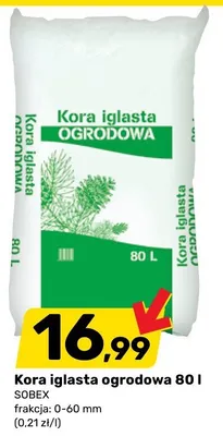 Kora iglasta ogrodowa 80 l promocja w Bricomarche
