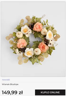 Wianek Blushpe home&you promocja w home&you