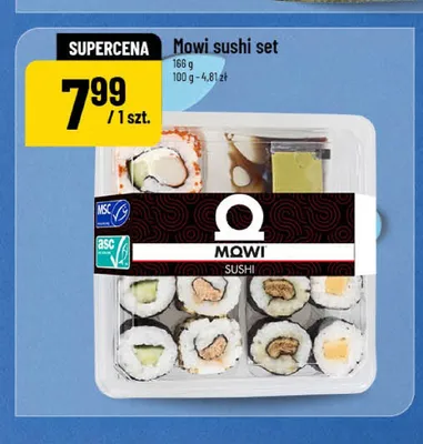 Mowi sushi set promocja w POLOmarket
