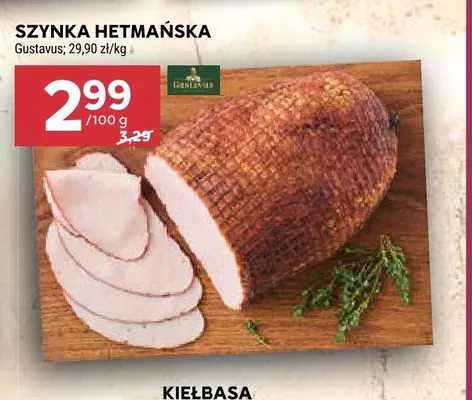 Szynka hetmańska Gustavus promocja w Stokrotka