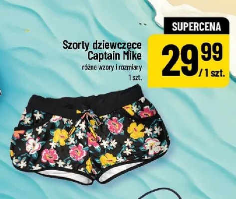Szorty dziewczęce Captain Mike promocja w POLOmarket