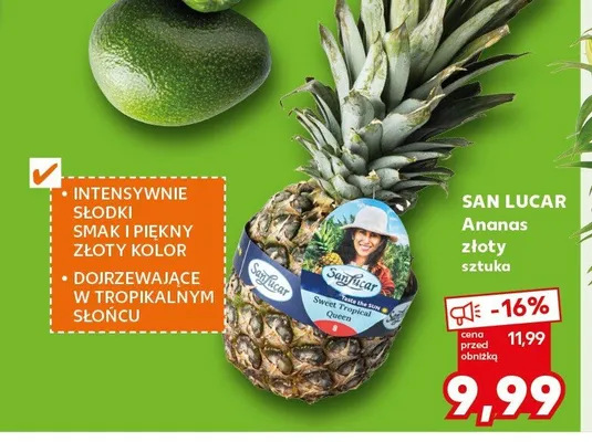 Ananas złoty San Lucar promocja w Kaufland