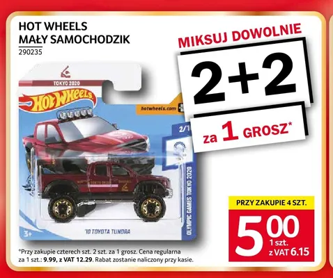 Mały samochodzik Hot Wheels promocja w Selgros