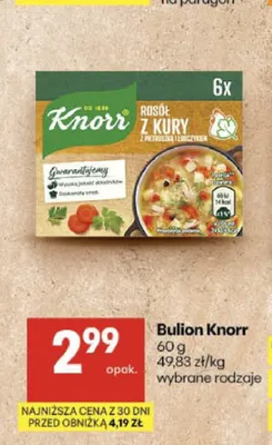 Bulion Knorr Rosół z kury promocja w Delikatesy Centrum