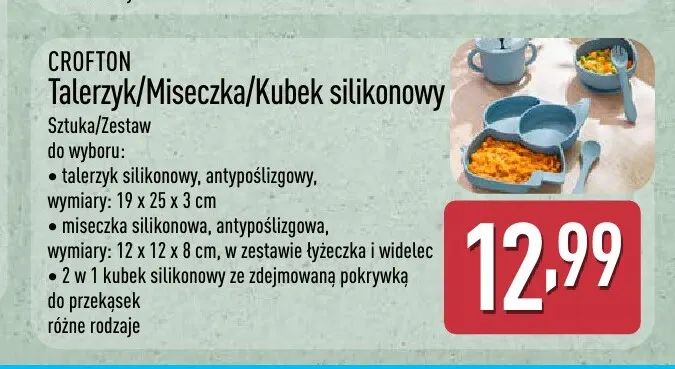 Miseczka silikonowa Crofton promocja w Aldi