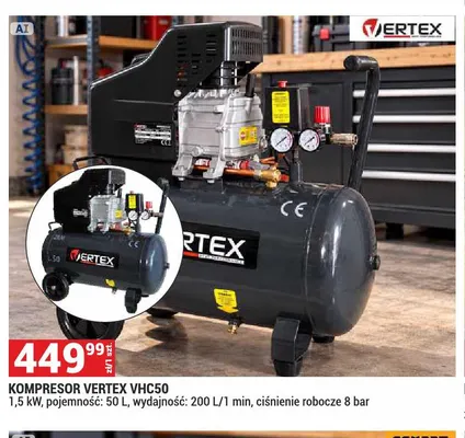Kompresor VHC50 Vertex promocja w Merkury Market