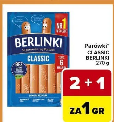 Parówki classic promocja w Carrefour Express