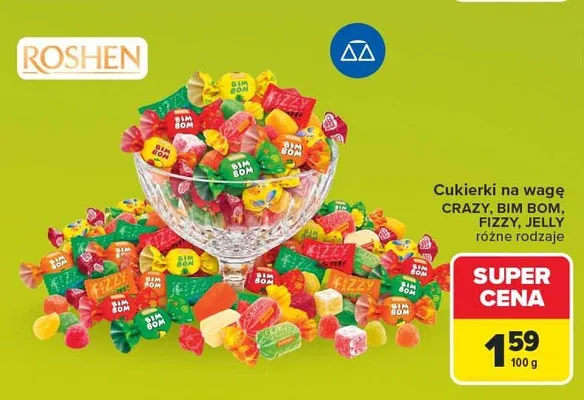 Cukierki na wagę Roshen Jelly promocja w Carrefour