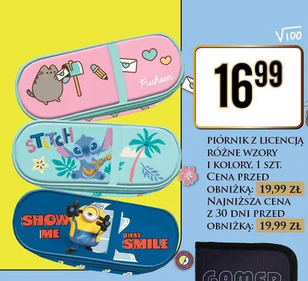 Piórnik z licencją promocja w Dino