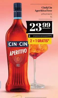 Wino bezalkoholowe Aperitivo Cin & promocja w POLOmarket