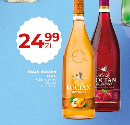 Biały Bocian malinówka promocja w Duży Ben