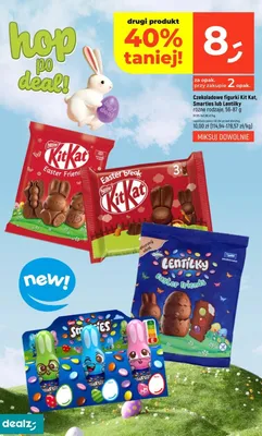 Czekoladowe figurki Lentilky promocja w Dealz