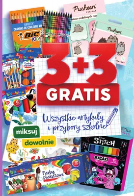 Artykuły i przybory szkolne promocja w Stokrotka