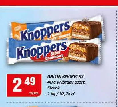 Baton Knoppers orzeszki ziemne promocja w Chorten