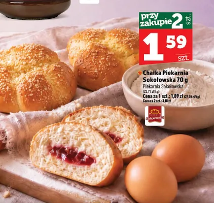 Chałka Piekarnia Sokołowska promocja w TOPAZ