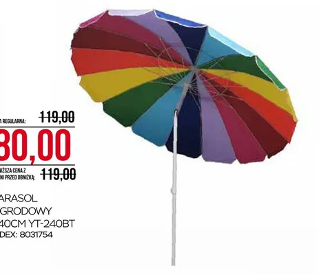 Parasol ogrodowy 240cm YT-240BT promocja w Abra Meble