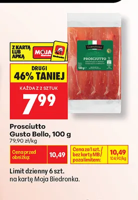 Prosciutto Gusto Bello promocja w Biedronka