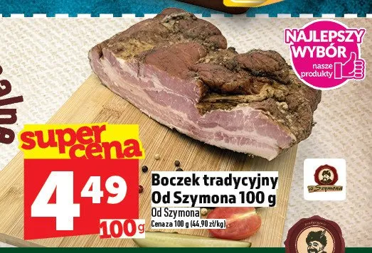 Boczek tradycyjny Od Szymona promocja w TOPAZ