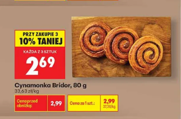 Cynamonka Bridor promocja w Biedronka