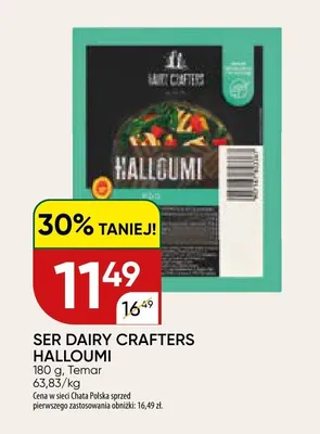 Ser Dairy Crafters Halloumi promocja w Chata Polska