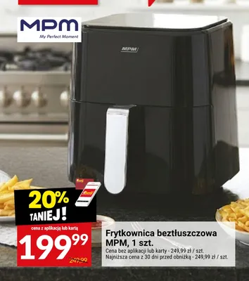 Frytkownica beztłuszczowa MPM promocja w Twój Market