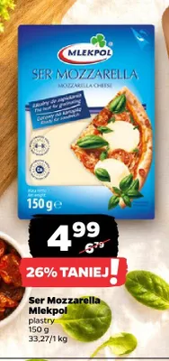 Ser mozzarella mini Pilos promocja w Netto