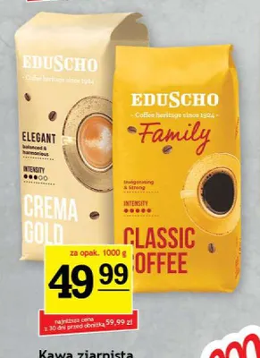Kawa ziarnista Eduscho Family promocja w Gram Market