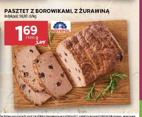 Pasztet z borowikami Indykpol promocja w Stokrotka