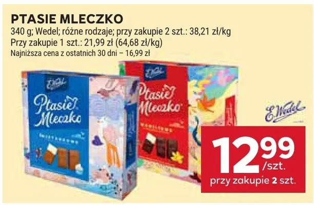 Ptasie mleczko promocja w Stokrotka