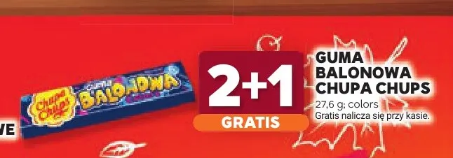 Guma balonowa colors Chupa Chups promocja w Stokrotka