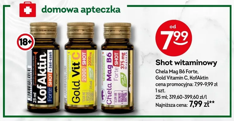Shot witaminowy Olimp Labs Chela Mag B6 Forte promocja w Żabka