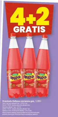 Oranżada czerwona gaz promocja w Twój Market