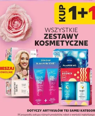 Wszystkie zestawy kosmetyczne 1+1 GRATIS promocja w Kaufland