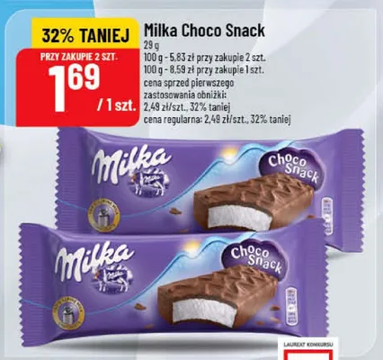 Milka Choco Snack promocja w POLOmarket
