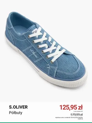 Półbuty S.Oliver promocja w Deichmann