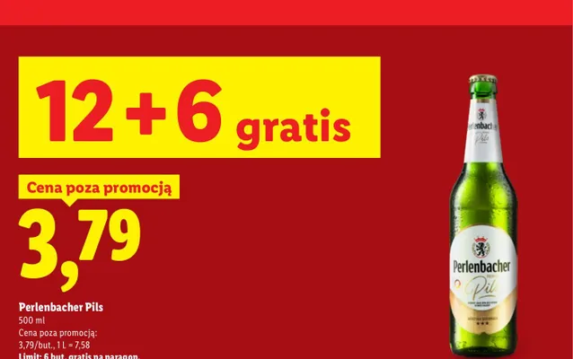 Piwo Perlenbacher Pils promocja w Lidl