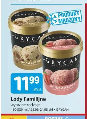 Lody Familijne Grycan promocja w Marketvita