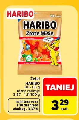 Żelki Haribo Złote Misie promocja w Carrefour Market